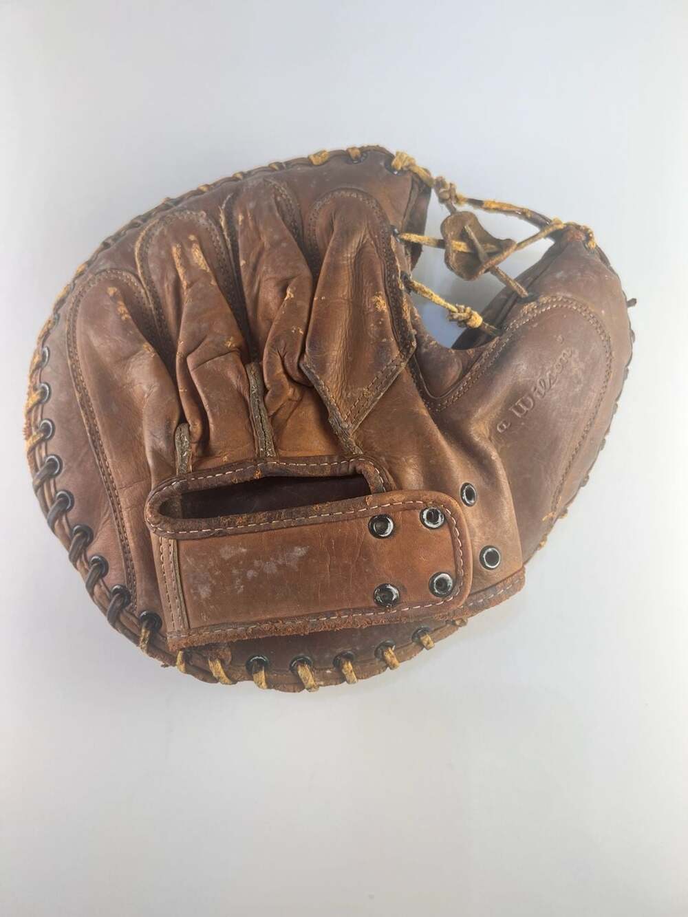 Vintage Wilson Roy Campanella Catcher’s Mitt Snap Action